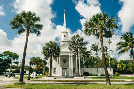MIAMI, USA - MARCH 31, 2020 McArthur Memorial Chapel.のeditorial素材