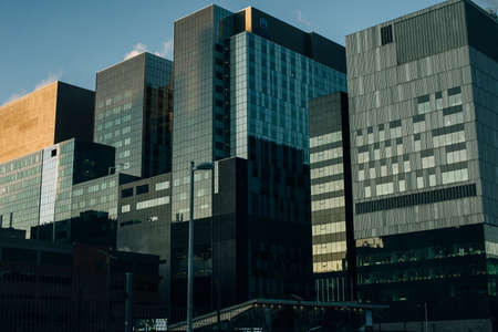 City Street View, Downtown of Montreal, Quebec, Canada - dec, 2019のeditorial素材
