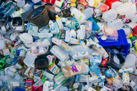 Vancouver Zero Waste Centre - october, 2019 trash recycling plasticのeditorial素材
