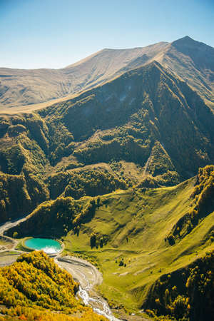 Georgian Military Road runs between Tbilisi and Vladikaz.の写真素材