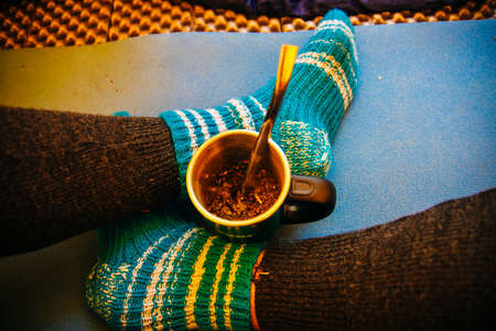 The chimarrao, or mate, is a characteristic drink of Southern South American culture. High quality photoの写真素材