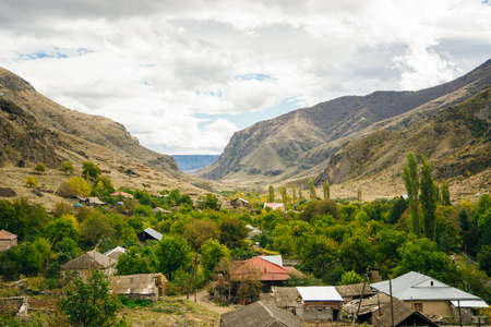 MESKHETI Khertvisi fortress is one of the oldest fortresses in Georgia.の写真素材
