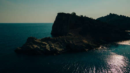 aerial view of Baba Adasi in Mugla, Turkey. High quality photoの写真素材