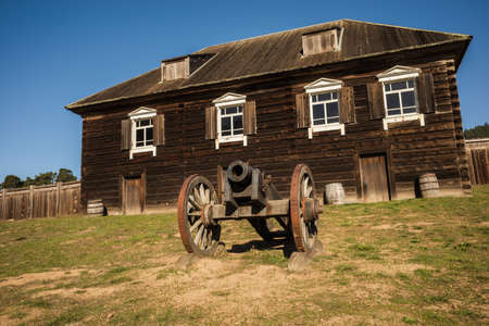 Fort Ross, Historic Russian fort at Fort Ross State Park, California. High quality photo