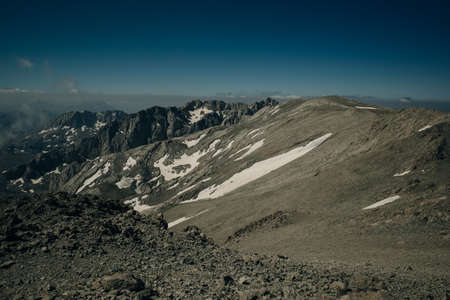 Beautiful viewpoint of Tahtali Mountain, Turkey. Tahtali Dagi, Antalya Province, Turkey. High...