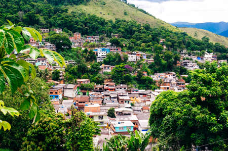 View of Angra Dos Reis. Ilha Grande, Brazilの写真素材