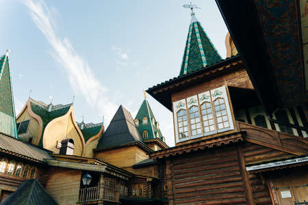 Moscow, Russia - nov, 2021 Palace of Tsar Alexei Mikhailovich in Kolomenskoye. High quality photoのeditorial素材