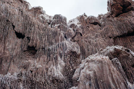 valle de la Luna, moon valley. atacama desert chileの写真素材