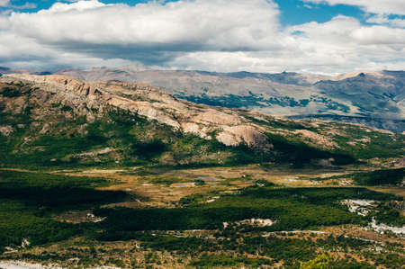 River at Los Glaciares National Park, El Chalten - Argentinaの写真素材