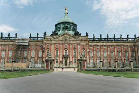New Palace (Neues Palais) facade in Potsdam, Germany. High quality photoのeditorial素材