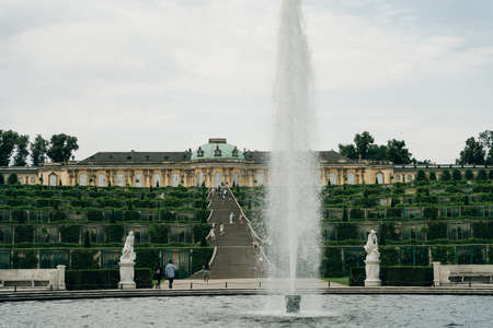 Potsdam, Germany - Sep, 2021 Visiting the royal palace und park Sanssouci in Potsdam. High quality photoのeditorial素材