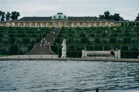 Potsdam, Germany - Sep, 2021 Visiting the royal palace und park Sanssouci in Potsdam. High quality photoのeditorial素材