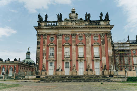 New Palace (Neues Palais) facade in Potsdam, Germany. High quality photoのeditorial素材