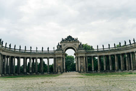 The Communs, University of Potsdam with beautiful sky, Potsdam, Germany - sep, 2021. High quality photoのeditorial素材