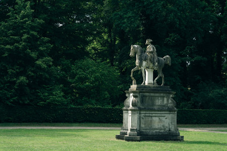 Potsdam, Germany - Oct, 2021. The Orangery Palace next to the sans souci castle in the Sanssouci Park. High quality photoのeditorial素材