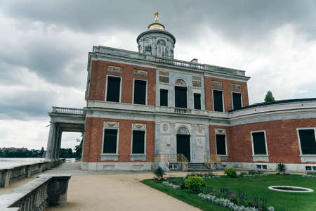 Historical Palace Marmorpalais in Autumn in the Park Neuer Garten, Potsdam, Brandenburg - nov, 2021. High quality photoのeditorial素材