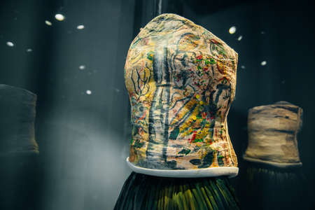 costumes exhibited in the museum of frida kahlo, mexico - dec, 2020. High quality photo