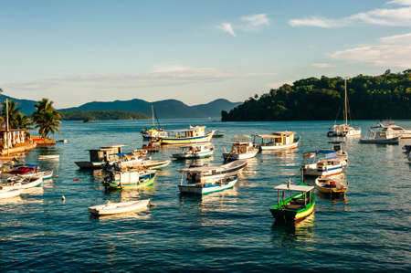 Port in Angra dos Reis, Rio de Janeiro. Brazil - september, 2019.のeditorial素材