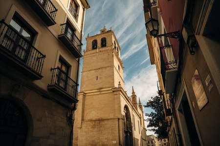 the church saint bartolome from logrono rioja spain - nov, 2021. High quality photoのeditorial素材