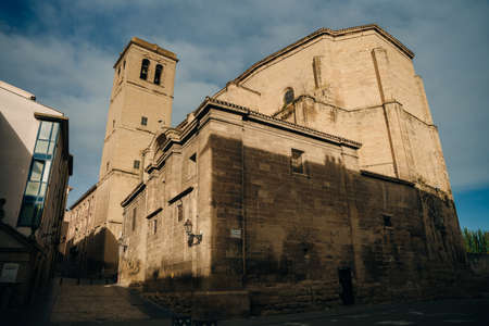 the church saint bartolome from logrono rioja spain - nov, 2021. High quality photoのeditorial素材