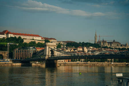 Buda Castle Royal Palace on Hill Hungary Budapest Europe - sep, 2021. High quality photo