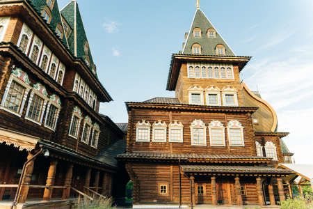 Moscow, Russia - nov, 2021 Palace of Tsar Alexei Mikhailovich in Kolomenskoye. High quality photoのeditorial素材