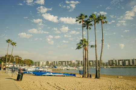 LOS ANGELES, USA - JULY, 2021 Marina Del Rey. high quality photoのeditorial素材