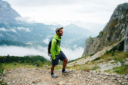 view of mount Civetta in the Dolomites, Italy. high quality photoのeditorial素材