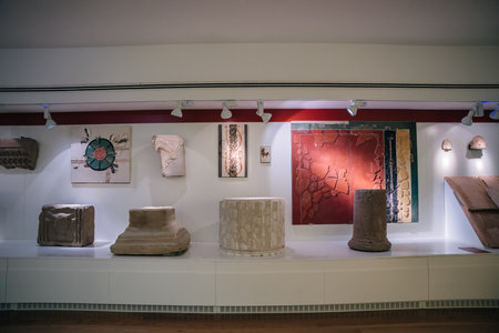 LOGRONO, SPAIN - nov, 2021 interiors of museum, Museo ,La Rioja. high quality photoのeditorial素材