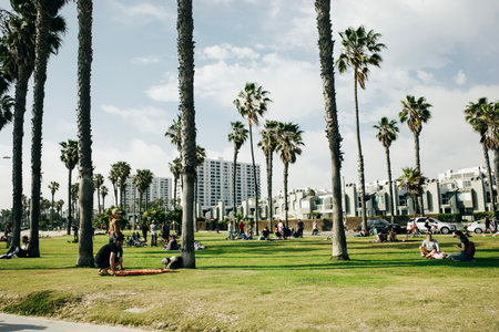 Venice Beach, Los Angeles, USA - Sep, 2022. High quality photo