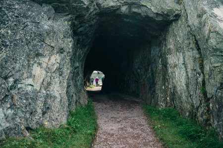 The Tunnel in Brigus in Newfoundland, Canada, June 2022. High quality photoの写真素材