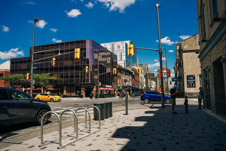 streets in London Ontario - October 2022. High quality photoのeditorial素材