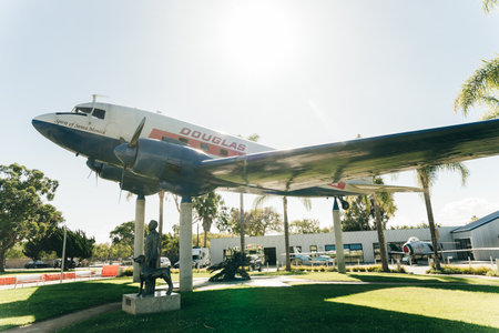 Santa Monica Airport. Santa Monica, California USA - Dec 2022. High quality photoのeditorial素材