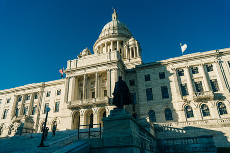 Rhode Island State House, Providence - Oct 2022. High quality photo
