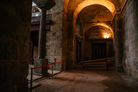 Istanbul, Turkey, November 28 2022. Topkapi Palace Harem, images from inside the Plat, Buildings and...