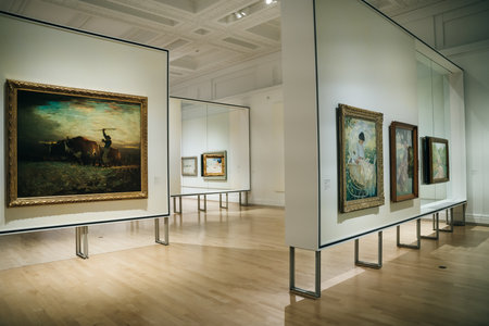 Quebec City, CA - Oct 2022 Fine Arts Museum (Musee National des Beaux-Arts). high quality photoのeditorial素材