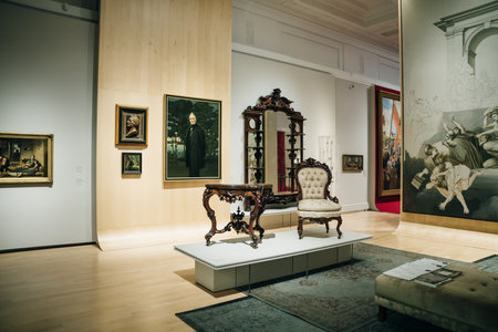 Quebec City, CA - Oct 2022 Fine Arts Museum (Musee National des Beaux-Arts). high quality photoのeditorial素材