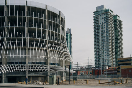 the platform innovation center in calgary, canada - may 2022. High quality photoのeditorial素材