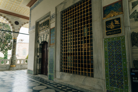 topkapi Palace, Istanbul, Turkey, June 2022 buildings in the fourth courtyard. high quality photo