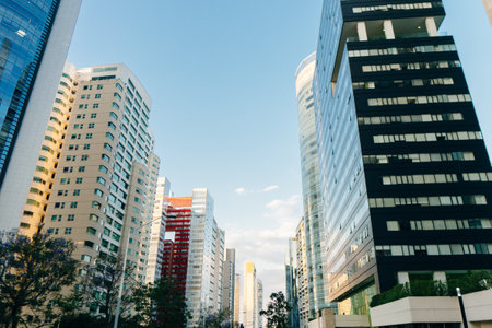 New skyline in Santa Fe, Mexico City. high quality photoのeditorial素材