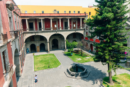 Museo Nacional de las Culturas del Mundo INAH, mexico city - may 2023. High quality photoのeditorial素材