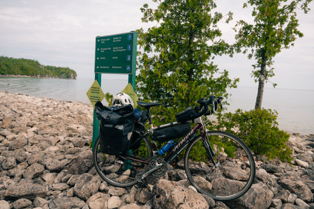 The Bruce Peninsula National Park, Ontario, Canada.のeditorial素材