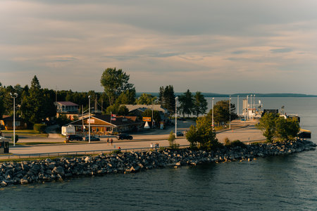 port in south baymouth canada - may 2023. High quality photoのeditorial素材