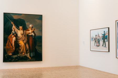 MEXICO CITY, MEXICO - AUG 2022 Museo Rufino Tamayo is a contemporary art museum. high quality photoのeditorial素材