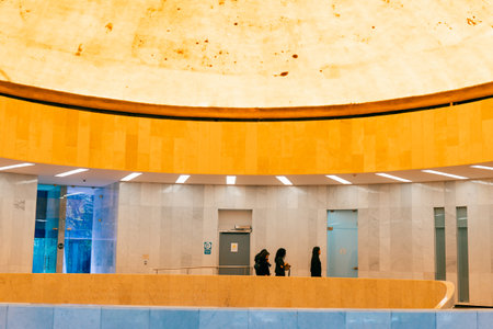 Mexico City - may 2023 inside in Museum of Modern Art inside the Chapultepec forest. high quality photoのeditorial素材