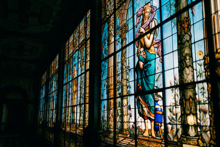 Mexico City, FEB 2023 The historical castle - Chapultepec Castle . high quality photoのeditorial素材