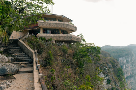Sumidero Canyon Chiapas Mexico in Grijalva river. high quality photoの写真素材