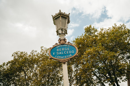 Typical street signal in Bilbao. high quality photoのeditorial素材