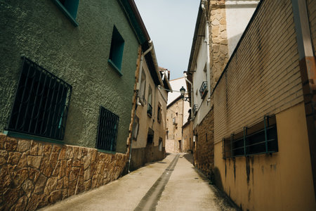 NAVARRE, SPAIN - OCTOBER 2022 pilgrim walking in French Way Camino Frances to Santiago de Compostela. high quality photoのeditorial素材