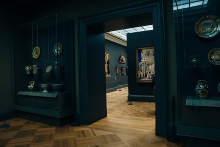 NEW YORK CITY - Oct 2022 In the Metropolitan Museum . high quality photoのeditorial素材